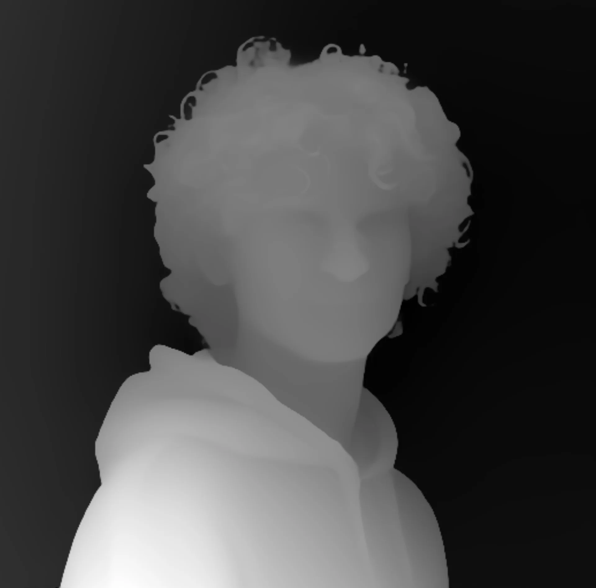 Dima Babinov portrait, depth effect