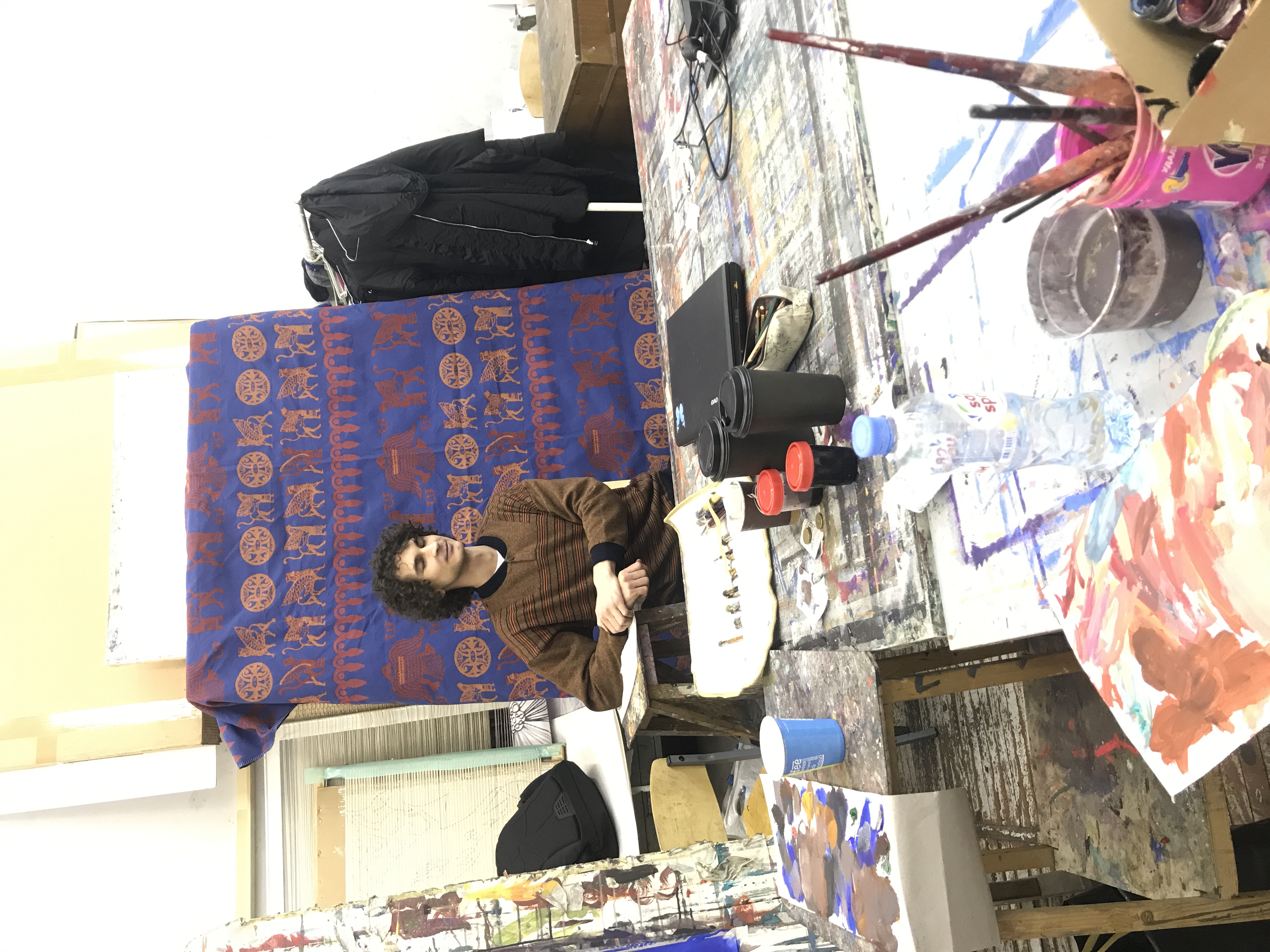 В студии художника